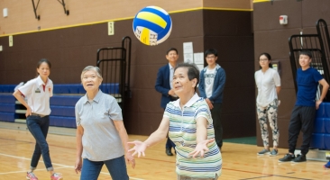Light volleyball exercise helps improve functional fitness of older adults