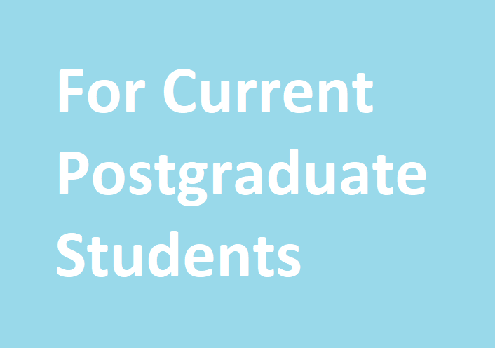 Appointment System for current postgraduate students only