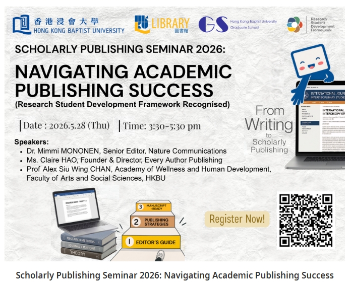 Scholarly Publishing Seminar 2026